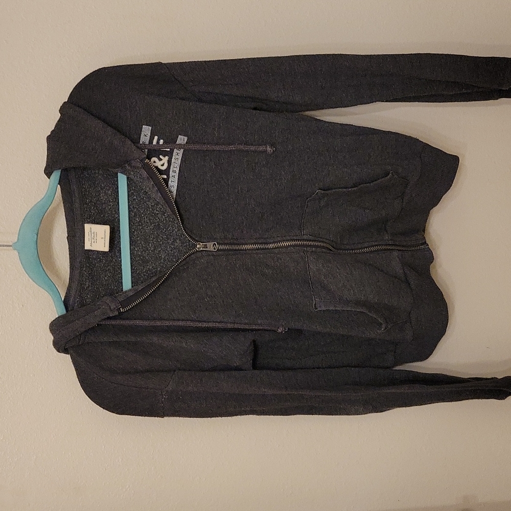 Gray Abercrombie and Fitch Hoodie